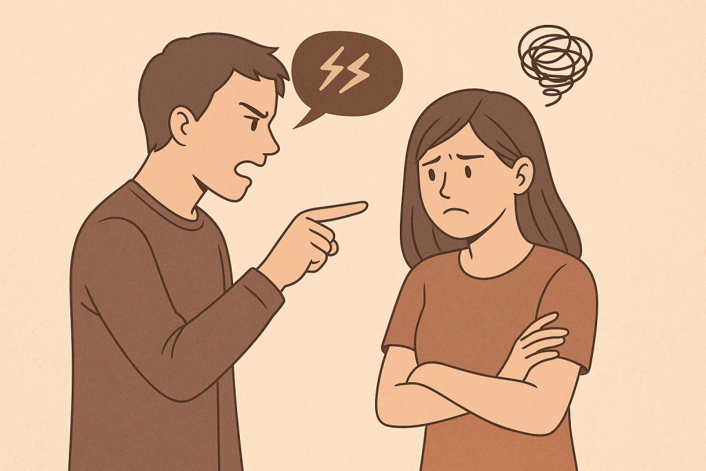 他者に依存している女性